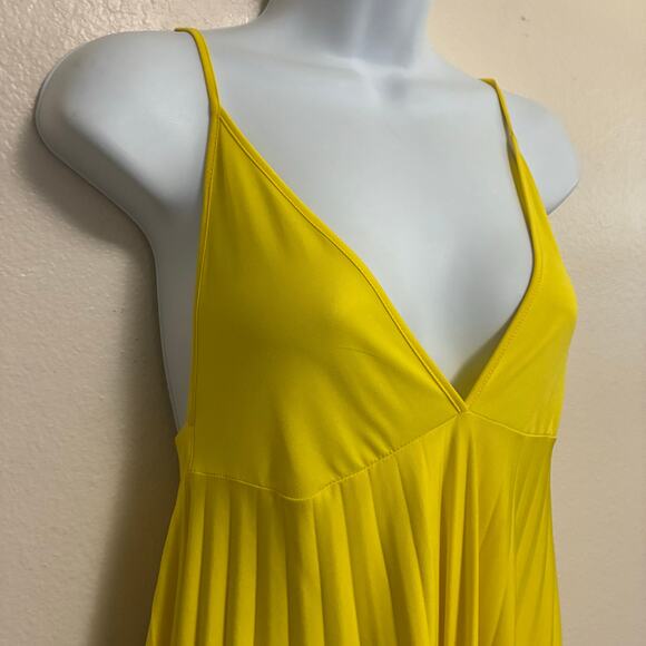 Zara Pleated Camisole Maxi Dress Womens Size S - Picture 2 of 6